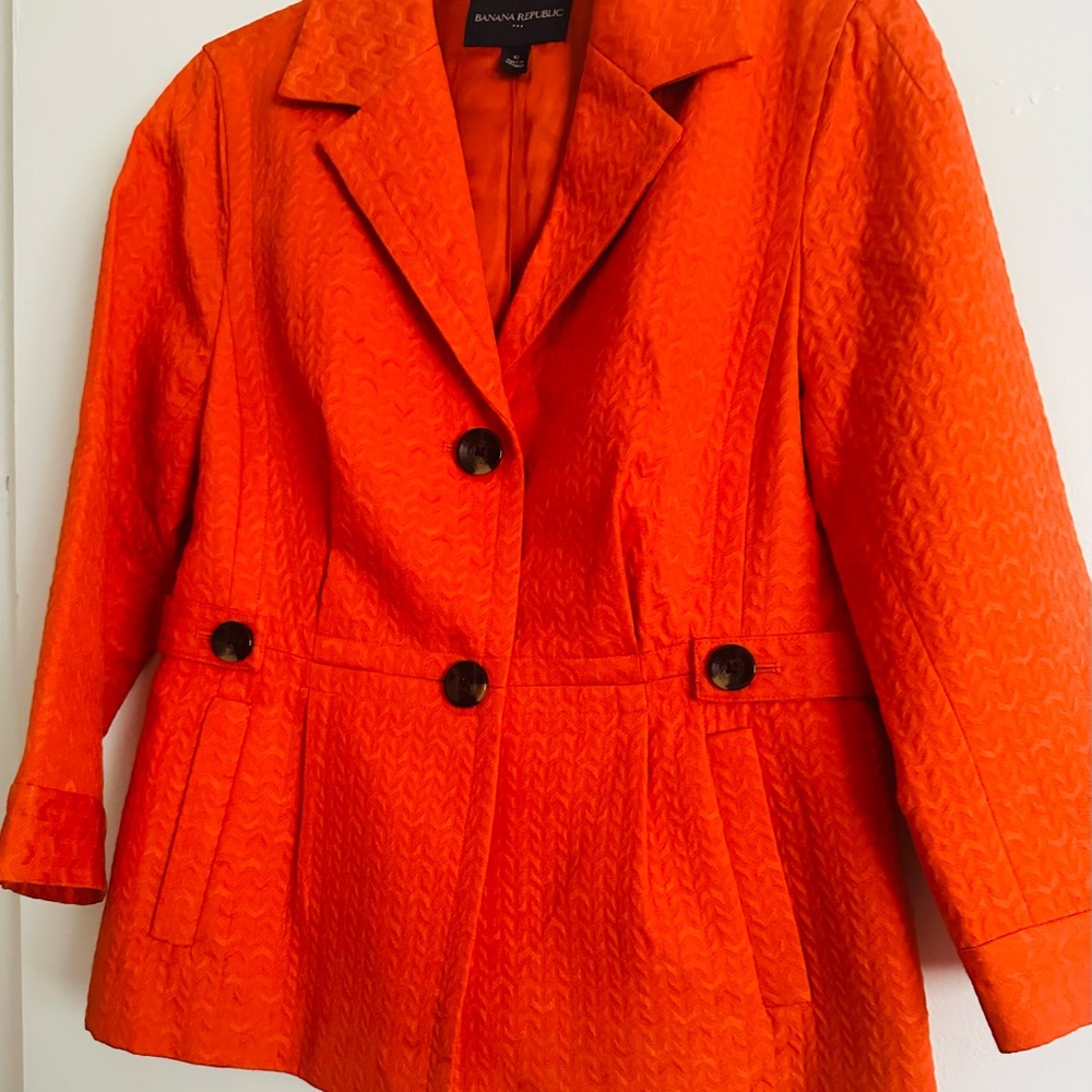 Banana Republic Orange Blazer